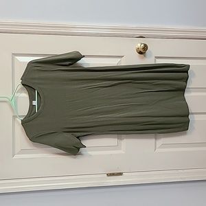 Olive green dress
